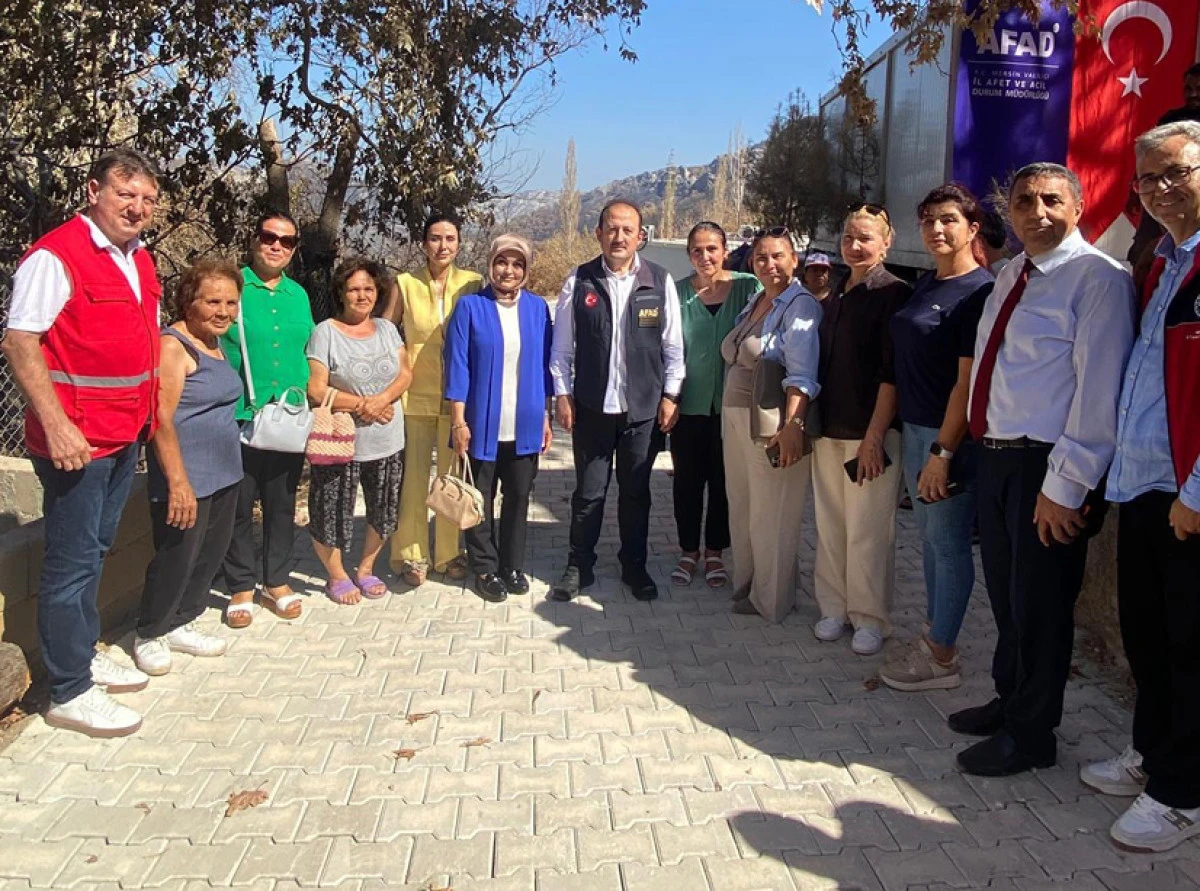 AFAD BAŞKANI PEHLİVAN YANGIN BÖLGESİNDE
