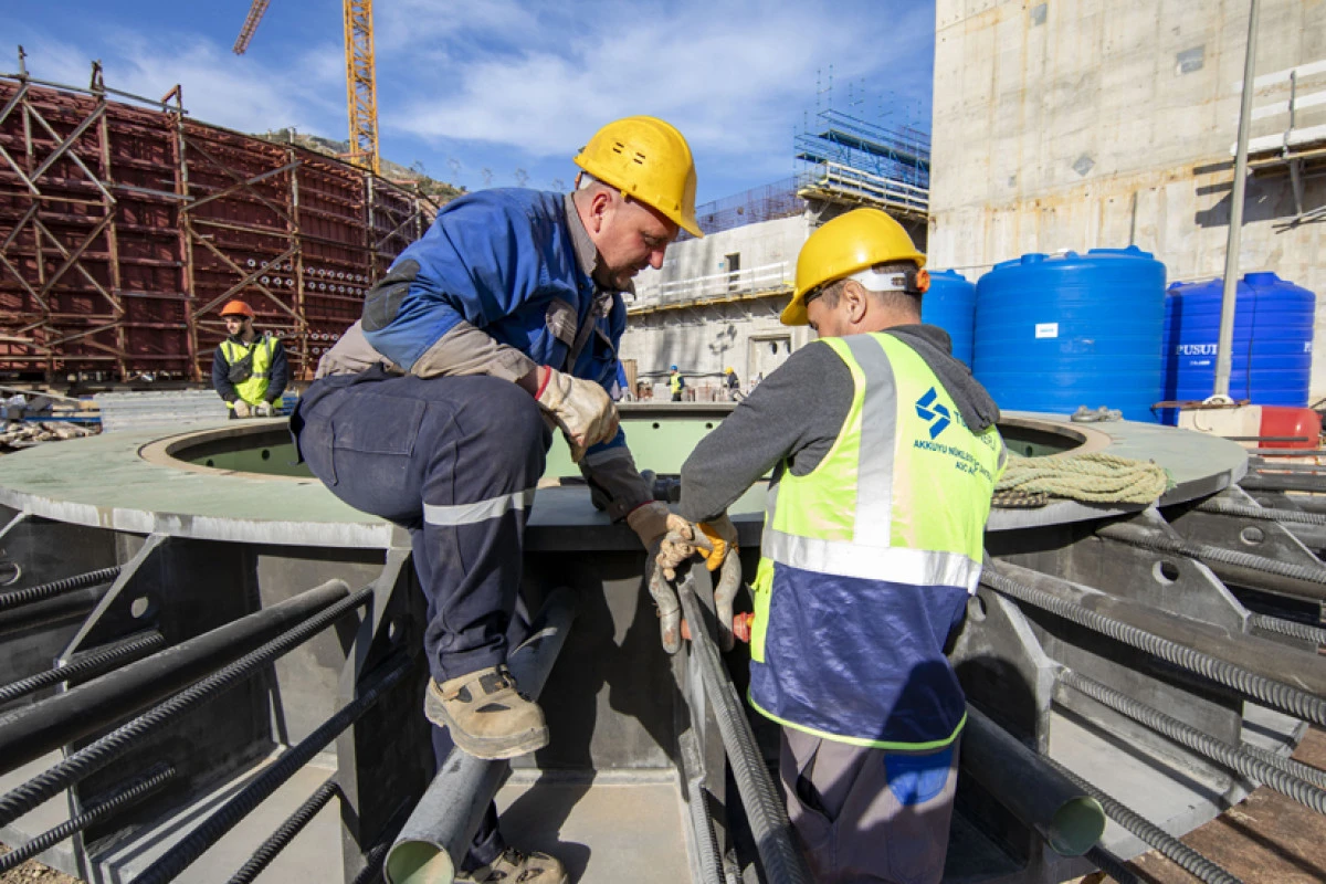 Akkuyu NGS&rsquo;nin 4. G&uuml;&ccedil; &Uuml;nitesi&rsquo;nde &ccedil;alışmalar s&uuml;r&uuml;yor