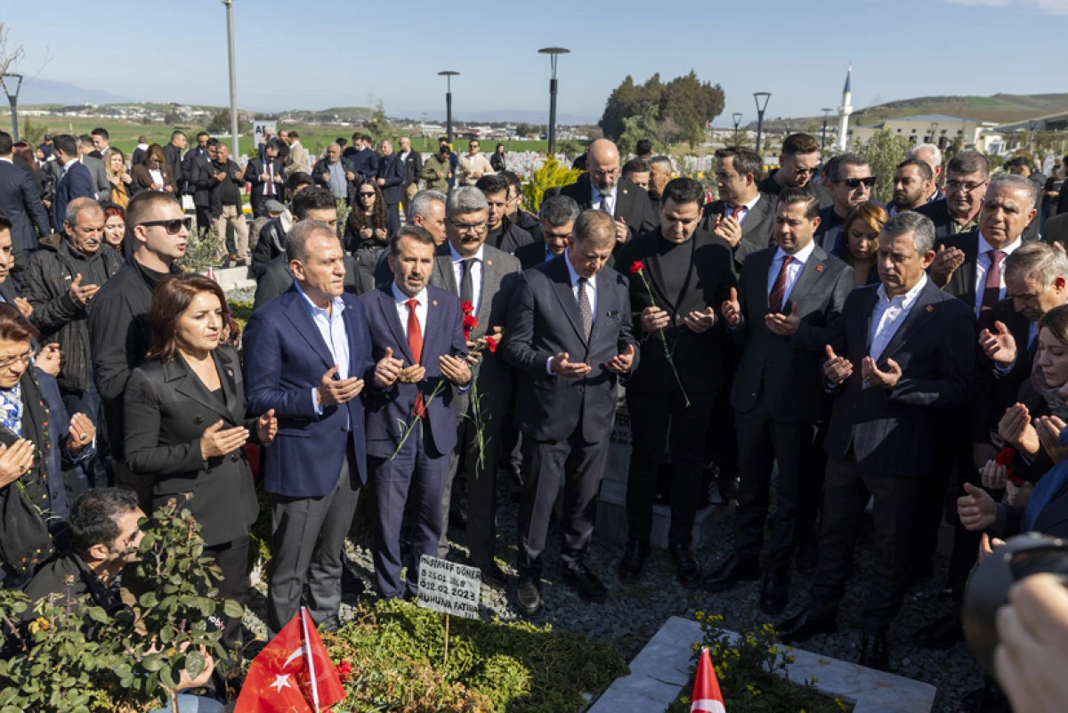 Başkan Se&ccedil;er, 6 Şubat depreminin 3. Yıld&ouml;n&uuml;m&uuml;nde Hatay&rsquo;da