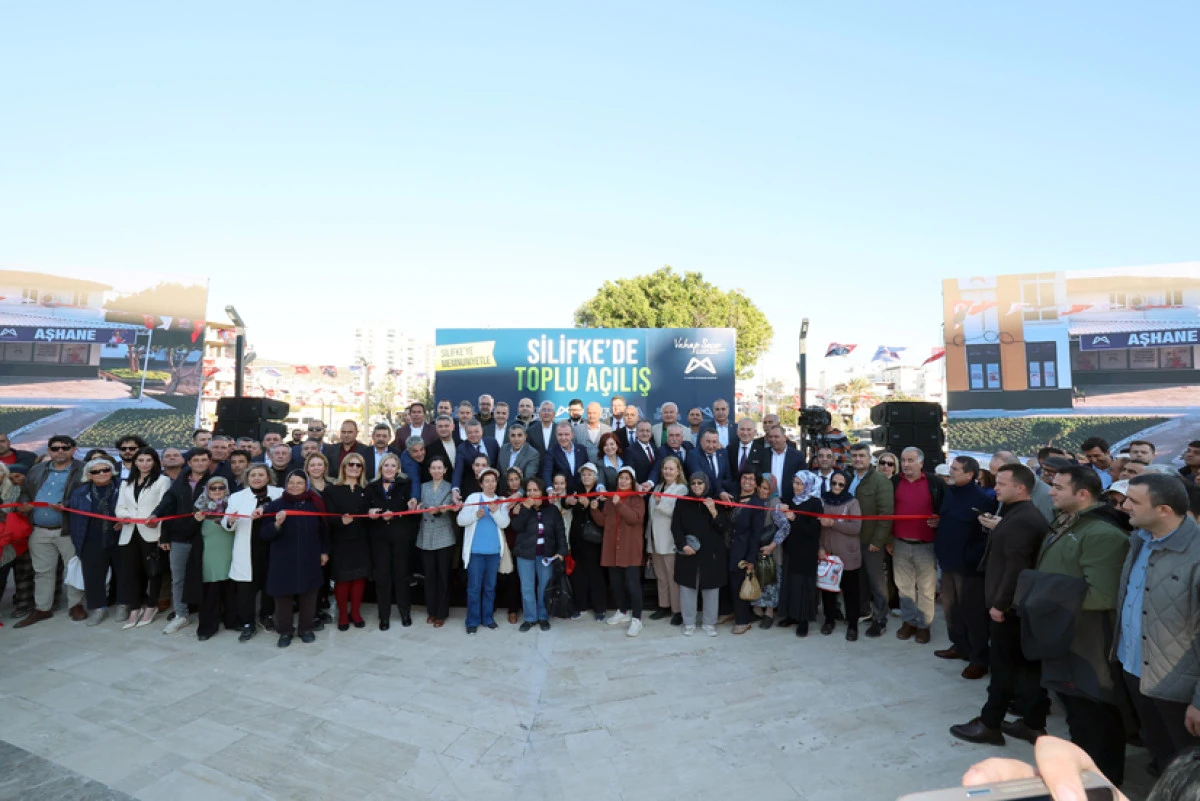B&Uuml;Y&Uuml;KŞEHİR BELEDİYESİNDEN SİLİFKE&rsquo;DE TOPLU A&Ccedil;ILIŞ