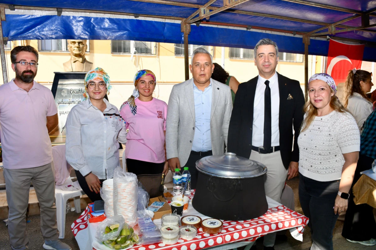 GAZİPAŞA İLKOKULUNDA RENKLİ GÖRÜNTÜLER