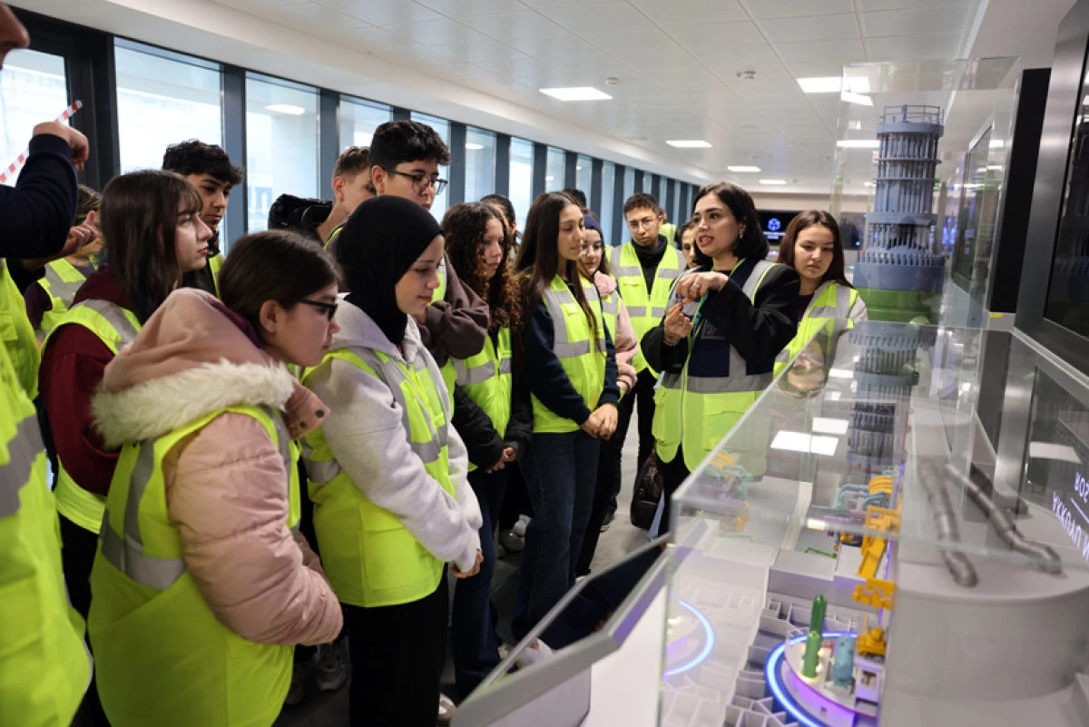 İlker Eren &Ccedil;evik Anadolu Lisesi &ouml;ğrencileri Akkuyu&rsquo;da