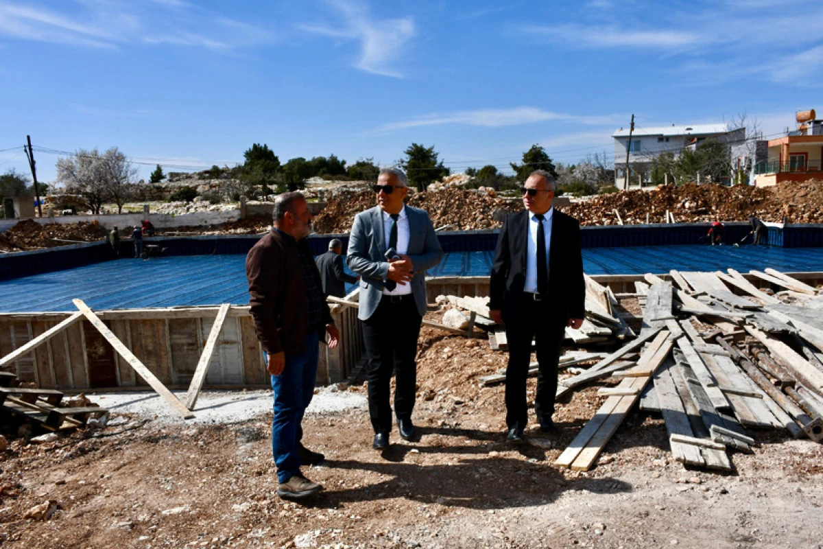 İmamlı&rsquo;da okul yapımı hızlı başladı