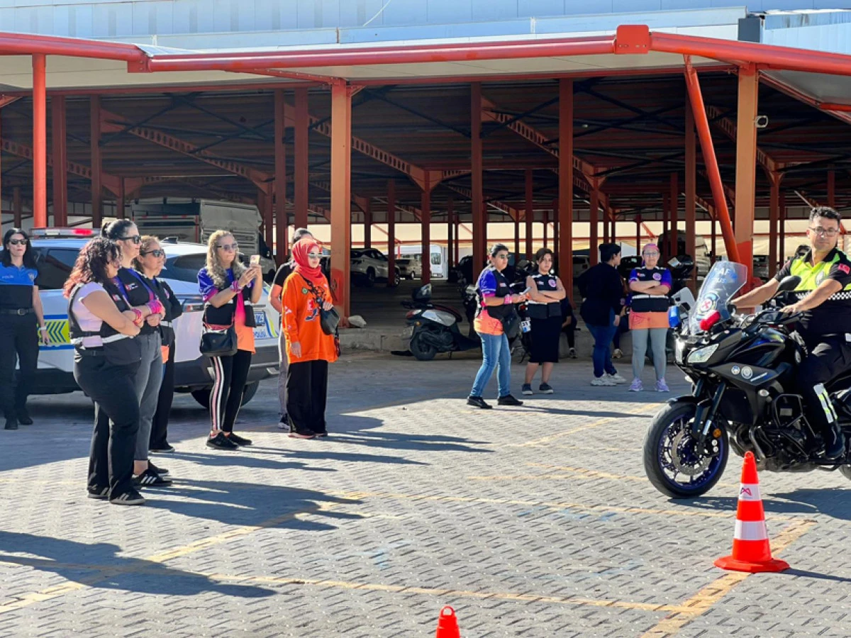 Kadın Motosiklet Sürücülerine, uygulamalı eğitim