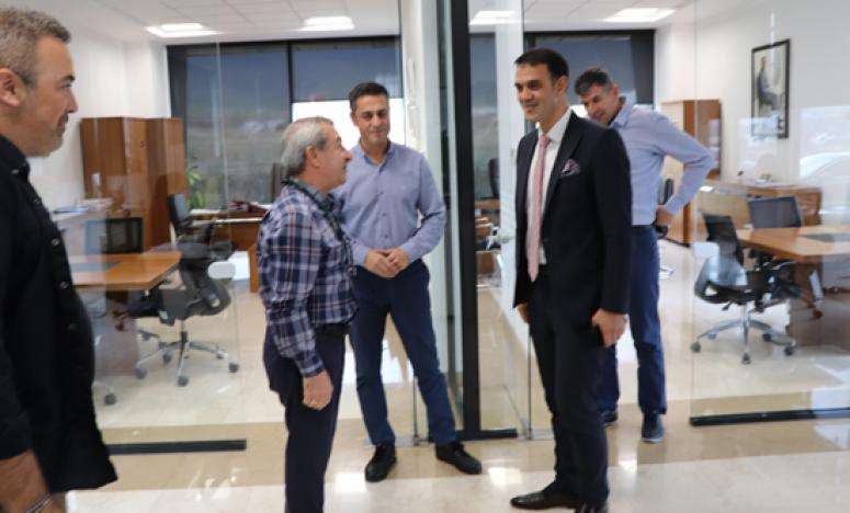 Altunok’tan Medcem Çimento’ya teşekkür ziyareti