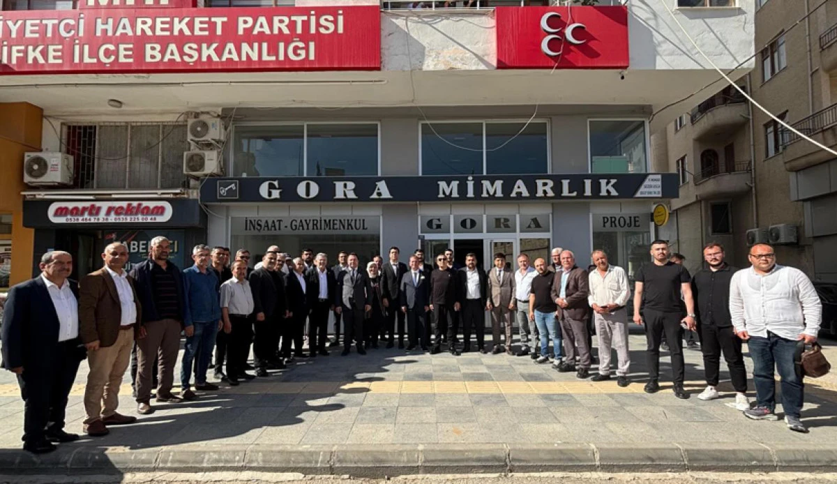 MHP İl&rsquo;den MHP İl&ccedil;eyi hayırlı olsun ziyareti