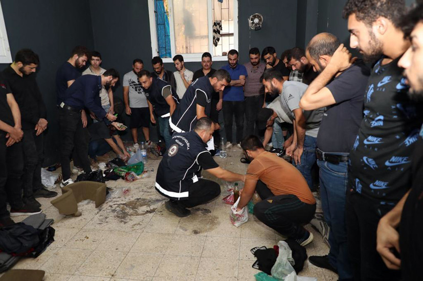 Oto yıkamacı da 31 göçmen yakalandı!