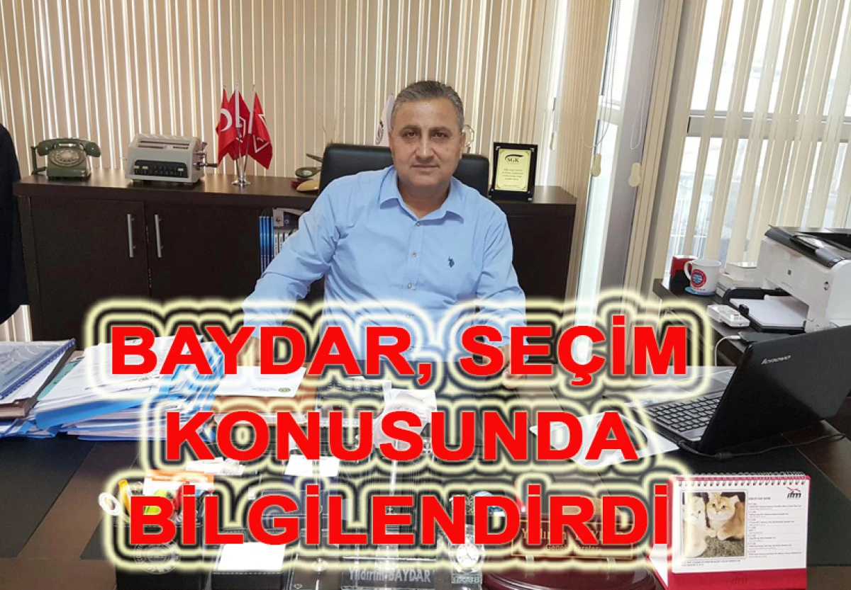 Silifke TSO Genel Sekreteri Baydar, se&ccedil;im hakkında bilgi verdi