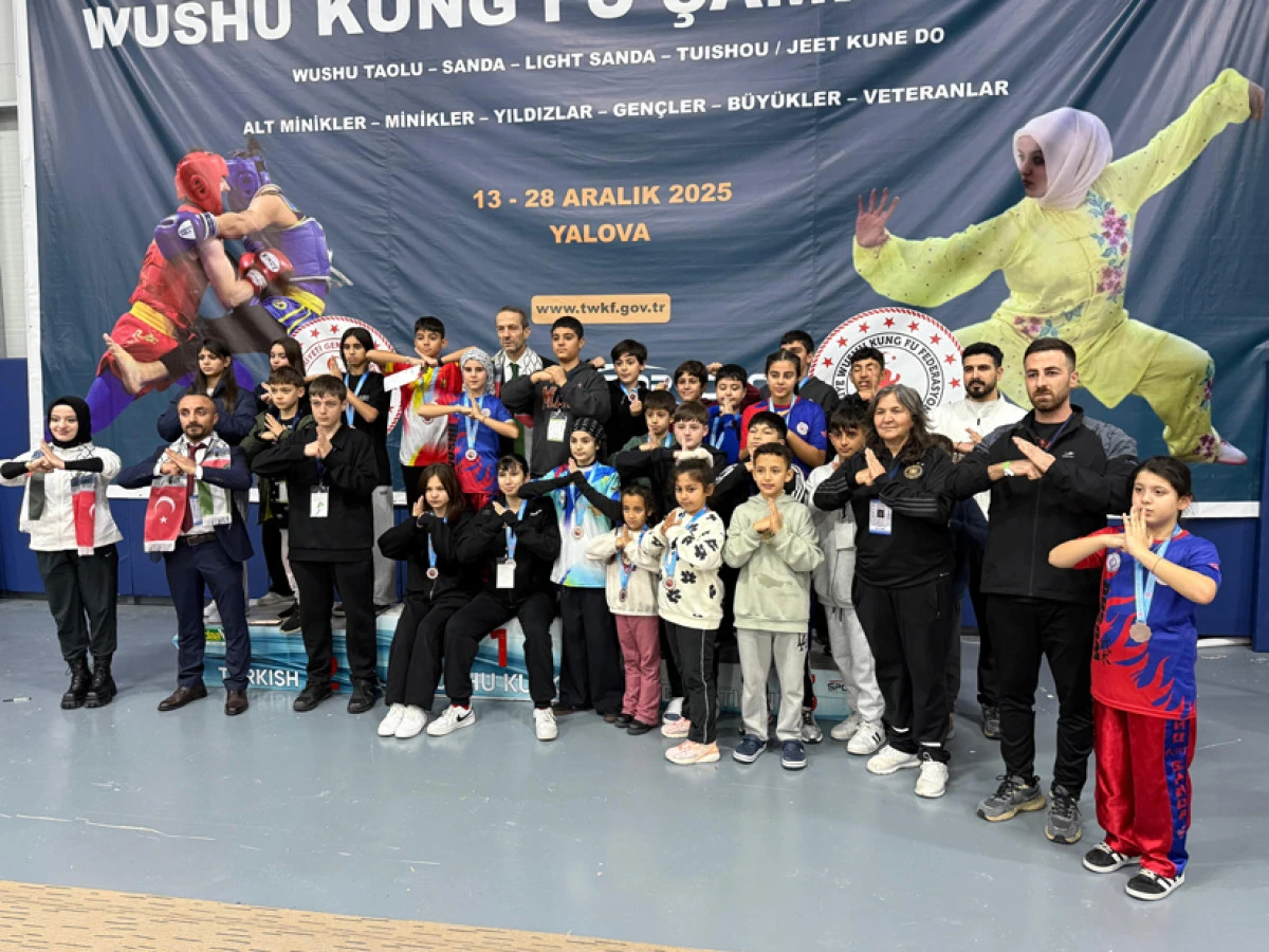 Silifke Wushu Takımı, yine T&uuml;rkiye Şampiyonu &ccedil;ıkardı