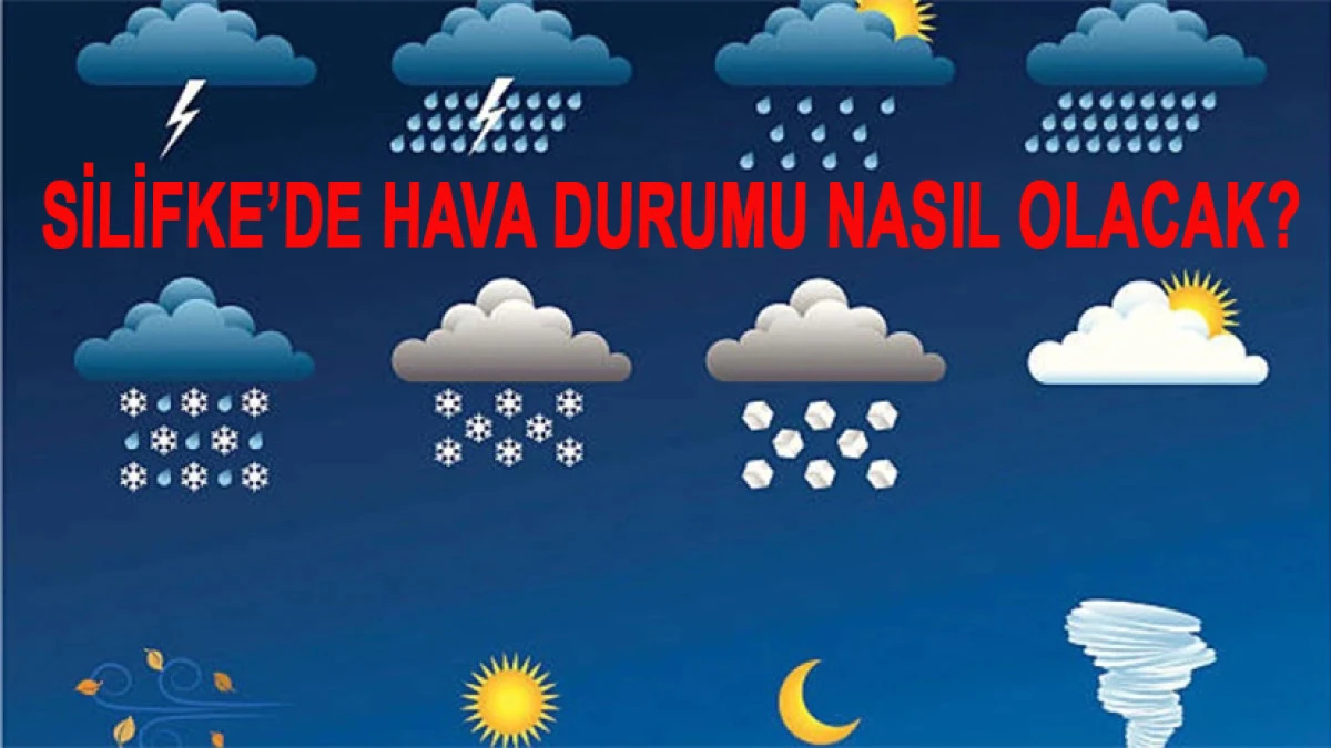 Silifke&rsquo;de beklenen yağmurlar başladı