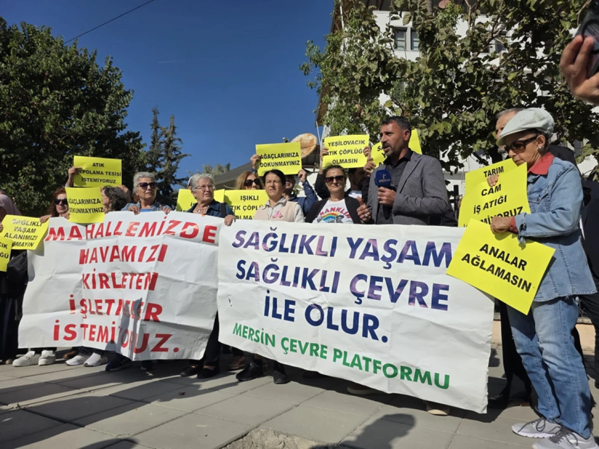 YEŞİLOVACIKLILAR MERSİN’DE EYLEM YAPTI!